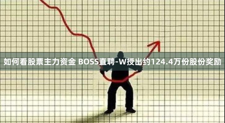 如何看股票主力资金 BOSS直聘-W授出约124.4万份股份奖励