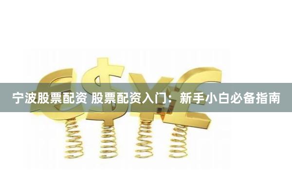 宁波股票配资 股票配资入门：新手小白必备指南